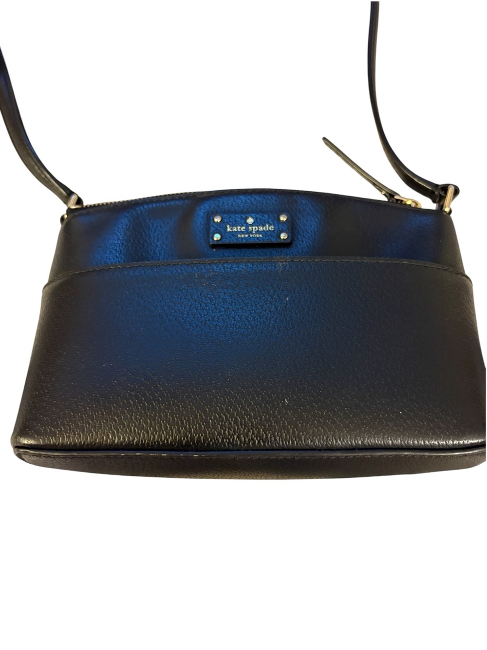 kate spade Black Pebbled Leather Crossbody Bag